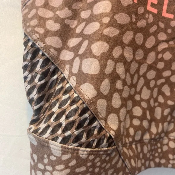 Peloton X WITH Collab Womens Medium Riverstone High Neck Size Medium Sports Bra - Picture 3 of 15